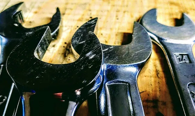整備工場の様子